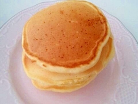 強力粉でふわふわパンケーキ